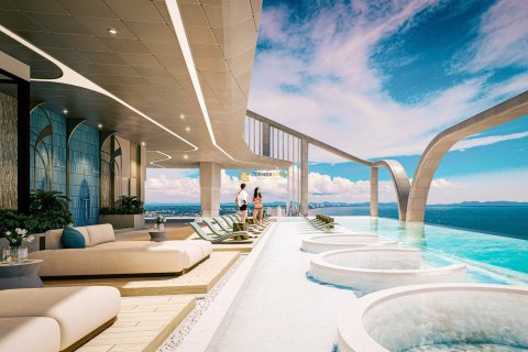 Кондоминиум с 1 спальней на Пляж Джомтьен, Паттайя, Таиланд № 119414 - фото 16