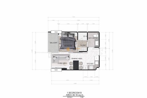 Studio in the Condo on Jomtien Beach, Pattaya, Thailand № 119415 - photo 7