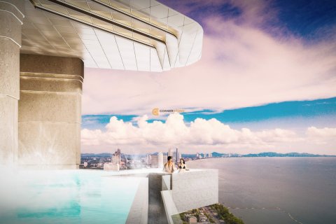 Студия в кондо на Пляж Джомтьен, Паттайя, Таиланд № 119416 - фото 18