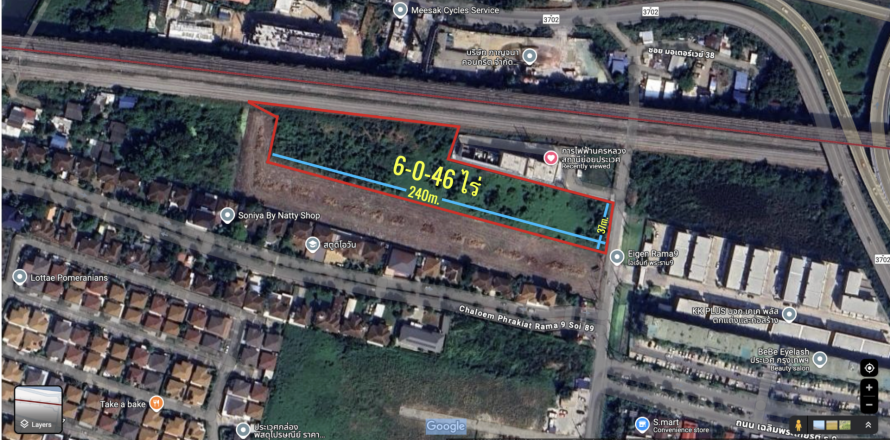 Land in Prawet, Bangkok, Thailand 9600 sq.m. № 158000