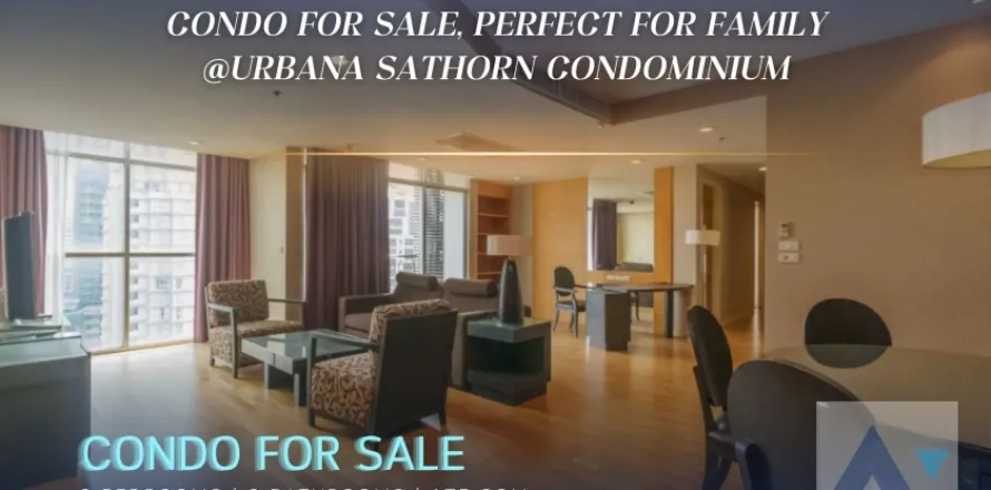 Eigentumswohnung in Sathon, Bangkok, Thailand, 3 Schlafzimmer № 215420