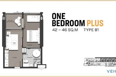 Condo à Hua Hin, Thaïlande, 1 chambre  № 166632 - photo 17