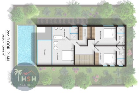 Villa in Ko Samui, Thailand 5 bedrooms № 180000 - photo 12