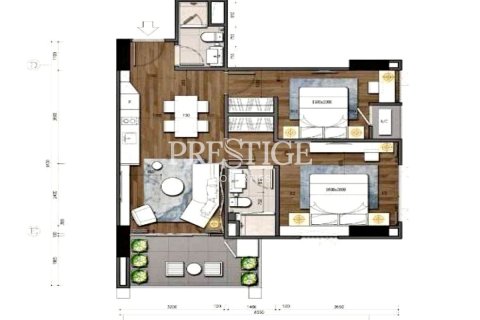 Condo in Pattaya, Thailand, 2 bedrooms № 198039 - photo 11
