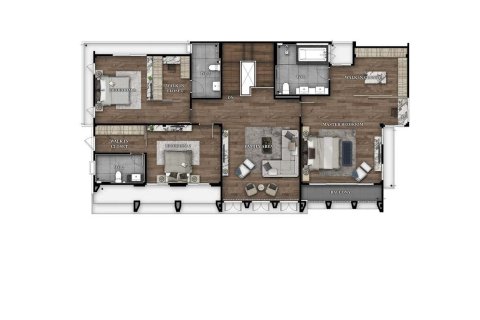 Villa à Bangkok, Thaïlande 4 chambres № 165415 - photo 17