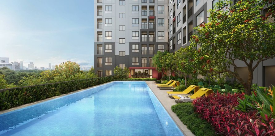 Eigentumswohnung in Bangkok, Thailand, 1 Schlafzimmer  № 222558