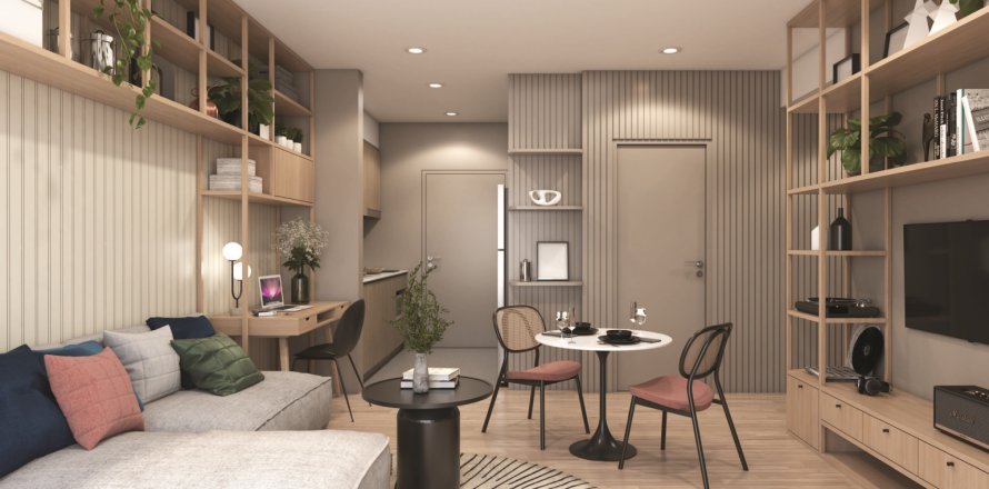 Condo à Bangkok, Thaïlande, 1 chambre № 203628