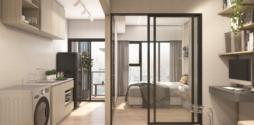 Condo à Bangkok, Thaïlande, 1 chambre № 203629