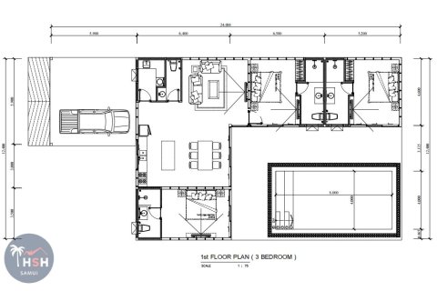 Villa in Ko Samui, Thailand 3 bedrooms № 179916 - photo 2