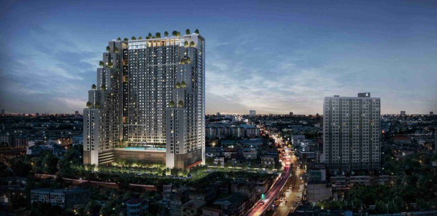 Studio dans le Condo à Bangkok, Thaïlande № 208787