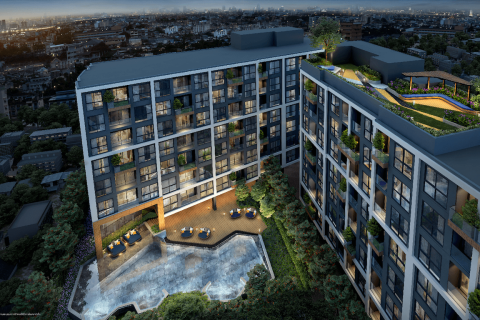 Condo à Bangkok, Thaïlande, 1 chambre № 208785 - photo 2