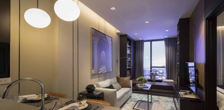 Кондоминиум с 1 спальней в Бангкоке, Таиланд № 166912