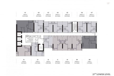 Condo in Bangkok, Thailand, 2 bedrooms  № 166911 - photo 8