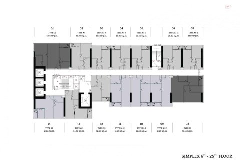 Condo à Bangkok, Thaïlande, 1 chambre  № 166913 - photo 10