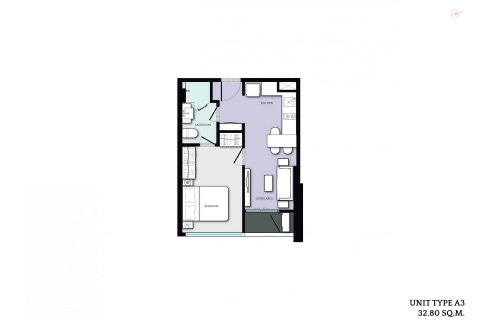 Condo à Bangkok, Thaïlande, 1 chambre  № 166913 - photo 9