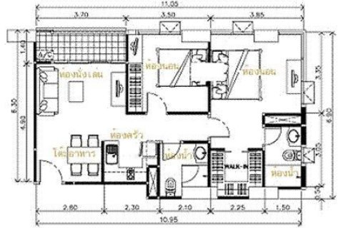 Condo in Yan Nawa, Bangkok, Thailand, 2 bedrooms  № 163363 - photo 5