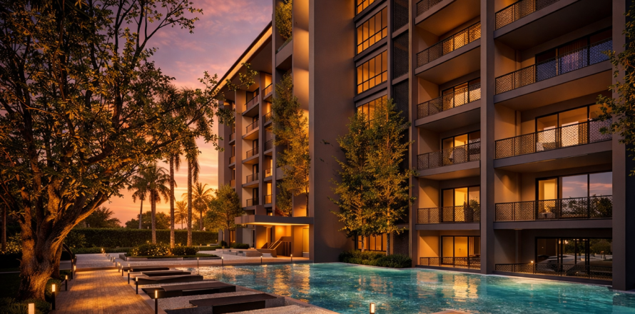 Квартира в Паттайе, Таиланд с 2 комнатами  № 161416