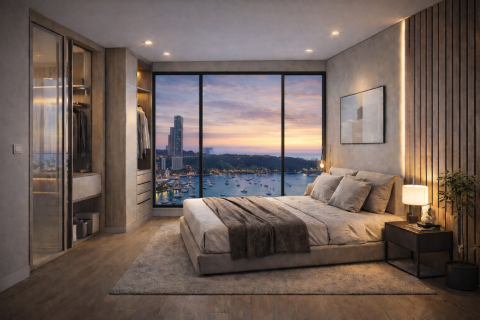 Квартира в Паттайе, Таиланд с 2 комнатами  № 161416 - фото 9