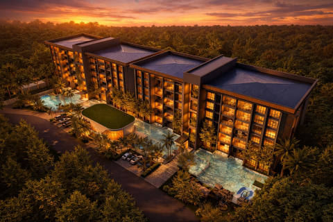 Квартира в Паттайе, Таиланд с 4 комнатами  № 161417