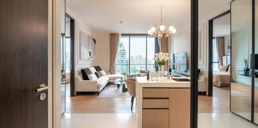 Кондоминиум с 1 спальней в Ваттхане, Бангкок, Таиланд № 133815