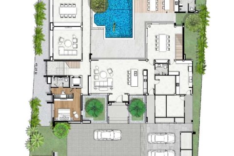 Вилла в Банг Тао, Таиланд с 6 спальнями  № 166353 - фото 17