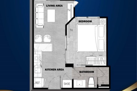 Condo à Phuket, Thaïlande, 1 chambre  № 166356 - photo 15