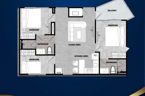 Condo in Phuket, Thailand, 3 bedrooms № 166354 - photo 14