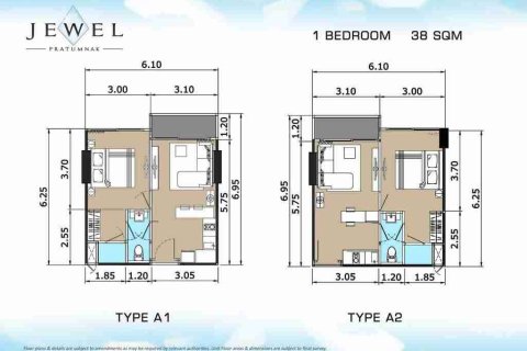 Condo à Pattaya, Thaïlande, 1 chambre № 208890 - photo 19