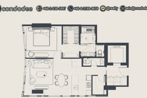 Condo in Pathum Wan, Bangkok, Thailand, 1 bedroom № 201002 - photo 5