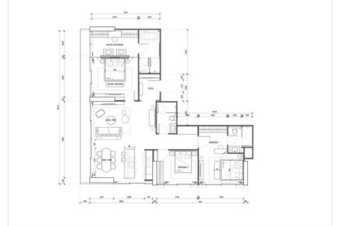 Кондоминиум с 3 спальнями в Ваттхане, Бангкок, Таиланд № 133639 - фото 30