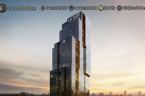 Condo à Watthana, Bangkok, Thaïlande, 1 chambre  № 201378 - photo 13