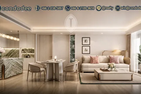 Condo à Bangkok, Thaïlande, 2 chambres № 201374
