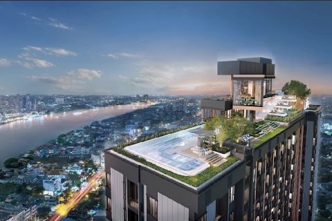 Condo in Khlong San, Bangkok, Thailand, 2 bedrooms  № 169000