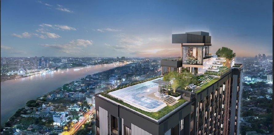 Condo in Khlong San, Bangkok, Thailand, 2 bedrooms  № 169000