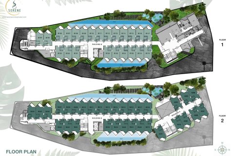 Condo on Surin Beach, Thailand, 3 bedrooms  № 166895 - photo 13