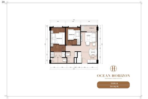 Condo in Pattaya, Thailand, 2 bedrooms  № 166890 - photo 16