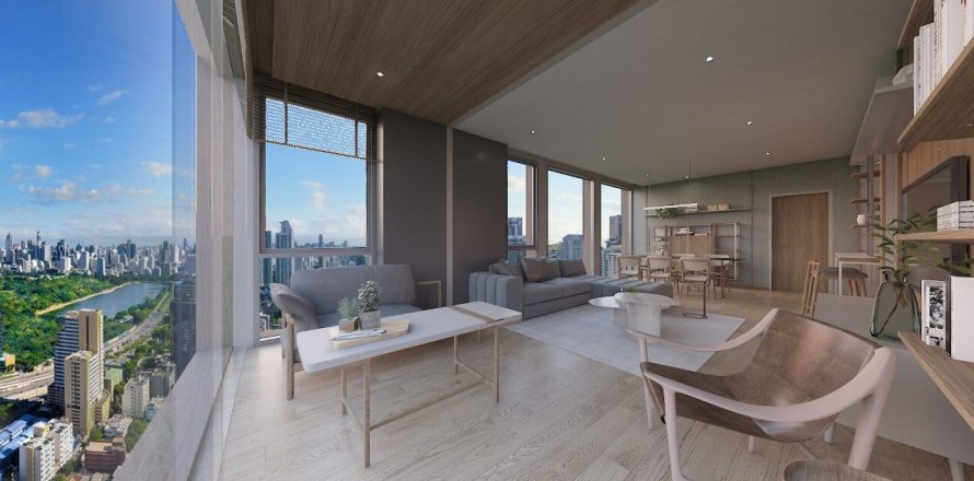 Кондоминиум с 2 спальнями в Сатхоне, Бангкок, Таиланд № 139890