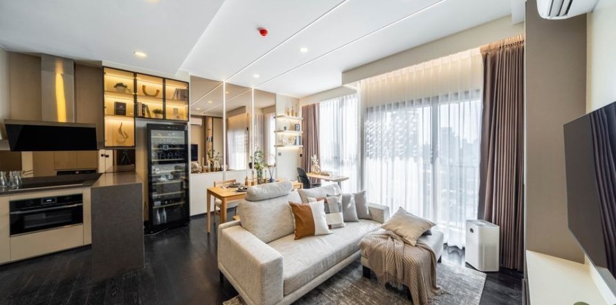 Кондоминиум с 2 спальнями в Ваттхане, Бангкок, Таиланд № 156098