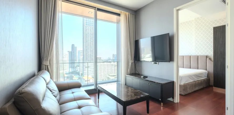 Студия в кондо в Ваттхане, Бангкок, Таиланд № 156094