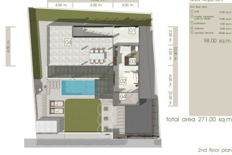 Вилла в Самуи, Таиланд с 2 спальнями  № 156095 - фото 23