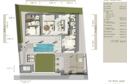 Вилла в Самуи, Таиланд с 2 спальнями  № 156095 - фото 21