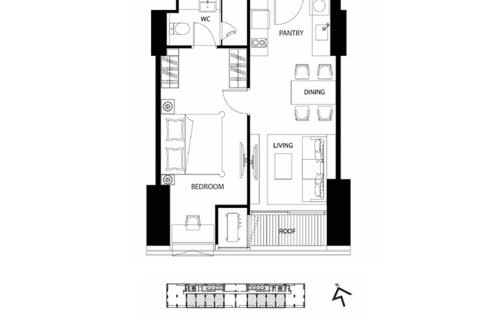 Condo à Bangkok, Thaïlande, 1 chambre  № 165735 - photo 9