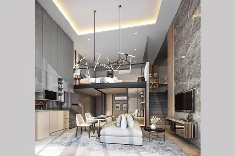 Duplex in Watthana, Bangkok, Thailand 1 Schlafzimmer № 217680 - Foto 18