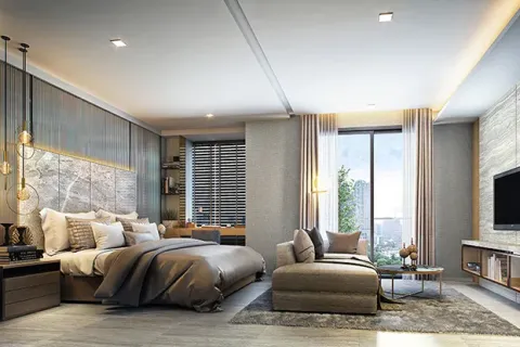 Duplex in Watthana, Bangkok, Thailand 1 Schlafzimmer № 217680 - Foto 15