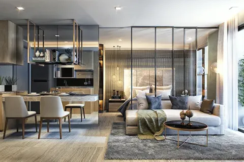 Duplex in Watthana, Bangkok, Thailand 1 Schlafzimmer № 217678 - Foto 14