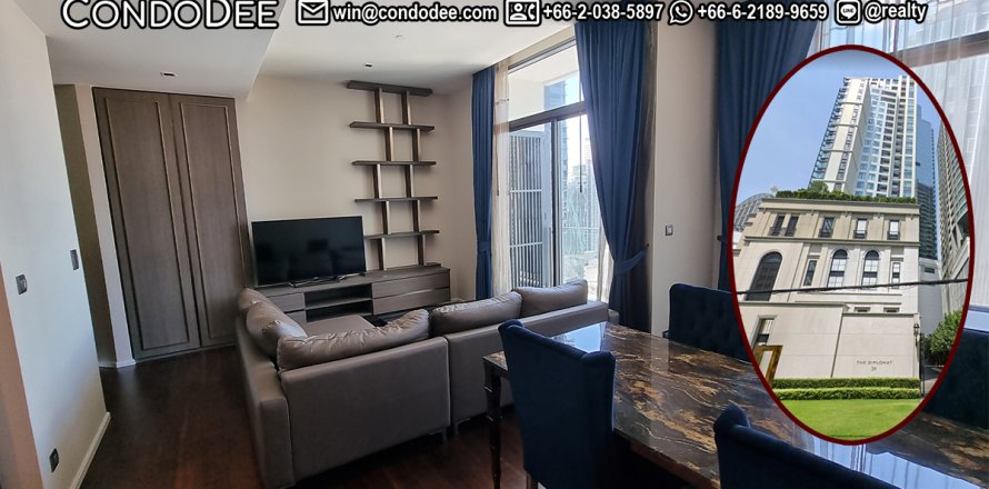 Condo à Watthana, Bangkok, Thaïlande, 2 chambres № 200632