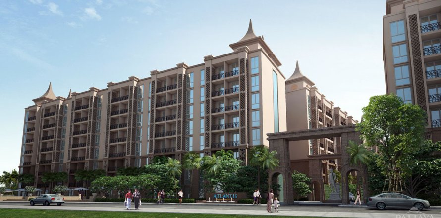 Condo sur Jomtien Beach, Pattaya, Thaïlande, 1 chambre № 204496