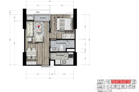 Condo à Bangkok, Thaïlande, 1 chambre  № 165011 - photo 12