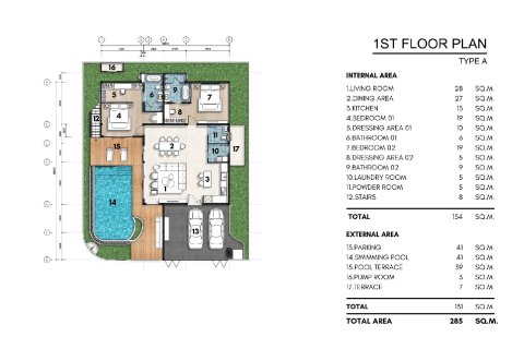 Вилла в Пхукете, Таиланд с 4 спальнями № 165260 - фото 18