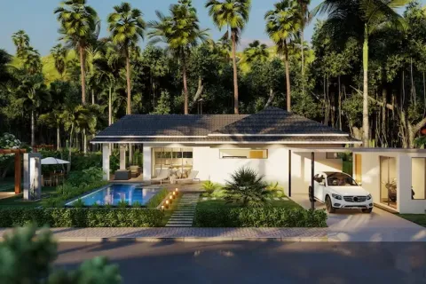 Вилла в Хуа Хине, Таиланд с 3 спальнями  № 163340 - фото 1